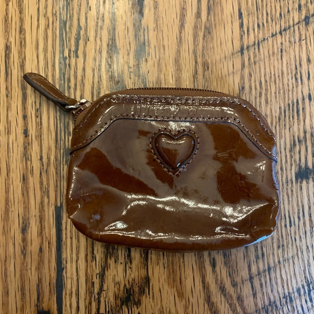 Brighton Small Zipper Coin Purse Heart